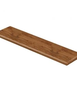Applewood 47 in. Length x 12-1/8 in. Width x 1-11/16 in. Thick Laminate Right Return to Cover Stairs 1 in. Thick by Cap A Tread