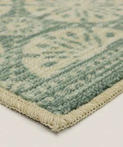 Sand Dollar Aqua 1 ft. 8 in. x 2 ft. 10 in. Medallion Machine Washable Area Rug by Mohawk Home -Mohawk Home Sales aqua mohawk home area rugs 549121 40 1000