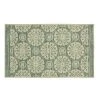 Sand Dollar Aqua 1 ft. 8 in. x 2 ft. 10 in. Medallion Machine Washable Area Rug by Mohawk Home -Mohawk Home Sales aqua mohawk home area rugs 549121 64 1000
