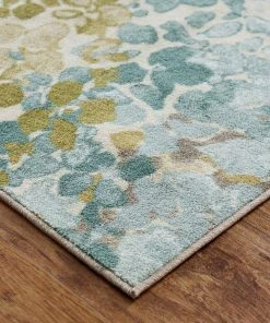 Radiance Aqua 1 ft. 8 in. x 6 ft. Machine Washable Floral Runner Rug by Mohawk Home -Mohawk Home Sales aqua mohawk home area rugs 681685 77 1000
