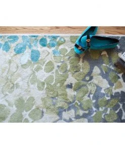 Radiance Aqua 4 ft. x 5 ft. Machine Washable Floral Area Rug by Mohawk Home -Mohawk Home Sales aqua mohawk home area rugs 681692 31 1000