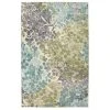 Radiance Aqua 4 ft. x 5 ft. Machine Washable Floral Area Rug by Mohawk Home -Mohawk Home Sales aqua mohawk home area rugs 681692 64 1000