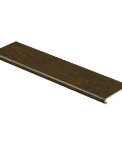 Auburn Scraped Oak 94 in. Length x 12-1/8 in. Wide x 1-11/16 in. Thick Laminate to Cover Stairs 1 in. Thick by Cap A Tread