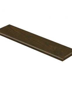 Auburn Scraped Oak 47 in. L x 12-1/8 in. D x 1-11/16 in. H Laminate Right Return to Cover Stairs 1 in. Thick by Cap A Tread