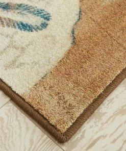 Tide Pool Shells Beige 10 ft. x 14 ft. Abstract Area Rug by Mohawk Home -Mohawk Home Sales beige mohawk home area rugs 070555 77 1000