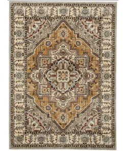 Rene Beige 5 ft. x 7 ft. Oriental Area Rug by Mohawk Home
