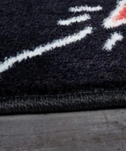 Hopscotch Black 7 ft. 6 in. x 10 ft. Whimsical Area Rug by Mohawk Home -Mohawk Home Sales black mohawk home kids rugs 627843 40 1000