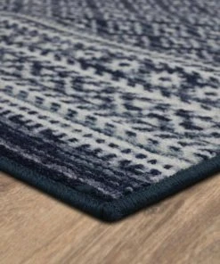 Bibury Blue 1 ft. 8 in. x 2 ft. 10 in. Machine Washable Area Rug by Mohawk Home -Mohawk Home Sales blue mohawk home area rugs 820008 1d 1000