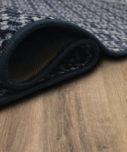 Bibury Blue 1 ft. 8 in. x 2 ft. 10 in. Machine Washable Area Rug by Mohawk Home -Mohawk Home Sales blue mohawk home area rugs 820008 4f 1000