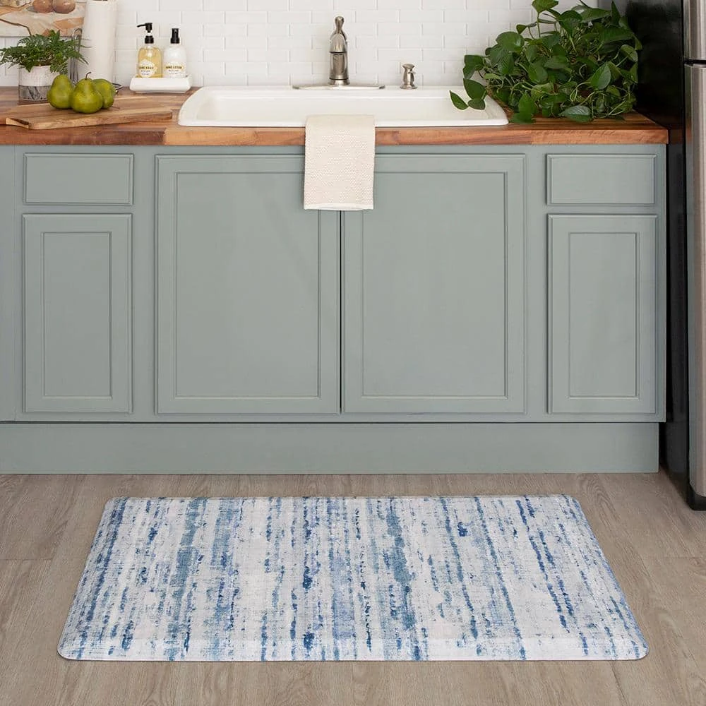 Cerulean Blue 20 in. x 42 in. Kitchen Mat by Mohawk Home 7 Cerulean Blue 20 in. x 42 in. Kitchen Mat by Mohawk Home - Image 5
