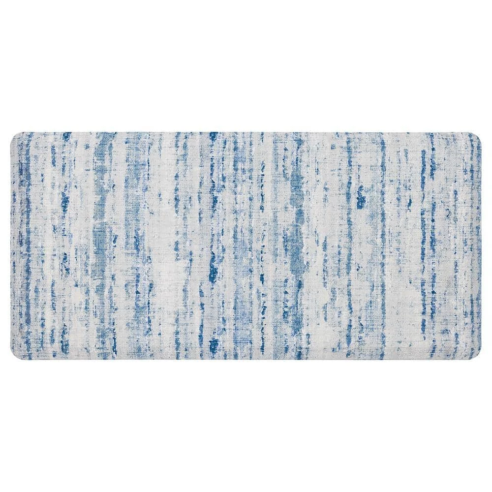 Cerulean Blue 20 in. x 42 in. Kitchen Mat by Mohawk Home 3 Cerulean Blue 20 in. x 42 in. Kitchen Mat by Mohawk Home