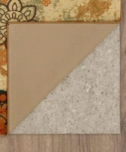 Alexa Medallion Brown 7 ft. 6 in. x 10 ft. Indoor/Outdoor Area Rug by Mohawk Home -Mohawk Home Sales brown mohawk home area rugs 003553 66 1000