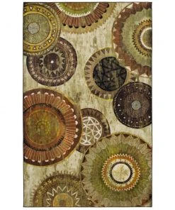 Armindale Brown 8 ft. x 10 ft. Geometric Area Rug by Mohawk Home