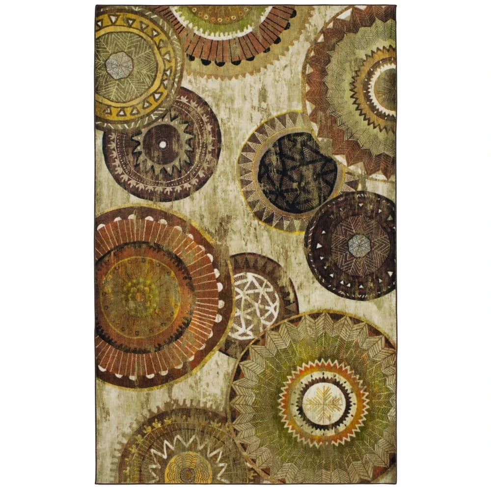 Armindale Brown 8 ft. x 10 ft. Geometric Area Rug by Mohawk Home 3 Armindale Brown 8 ft. x 10 ft. Geometric Area Rug by Mohawk Home
