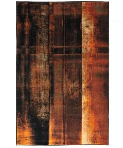 Rustburn Brown 8 ft. x 10 ft. Abstract Area Rug by Mohawk Home