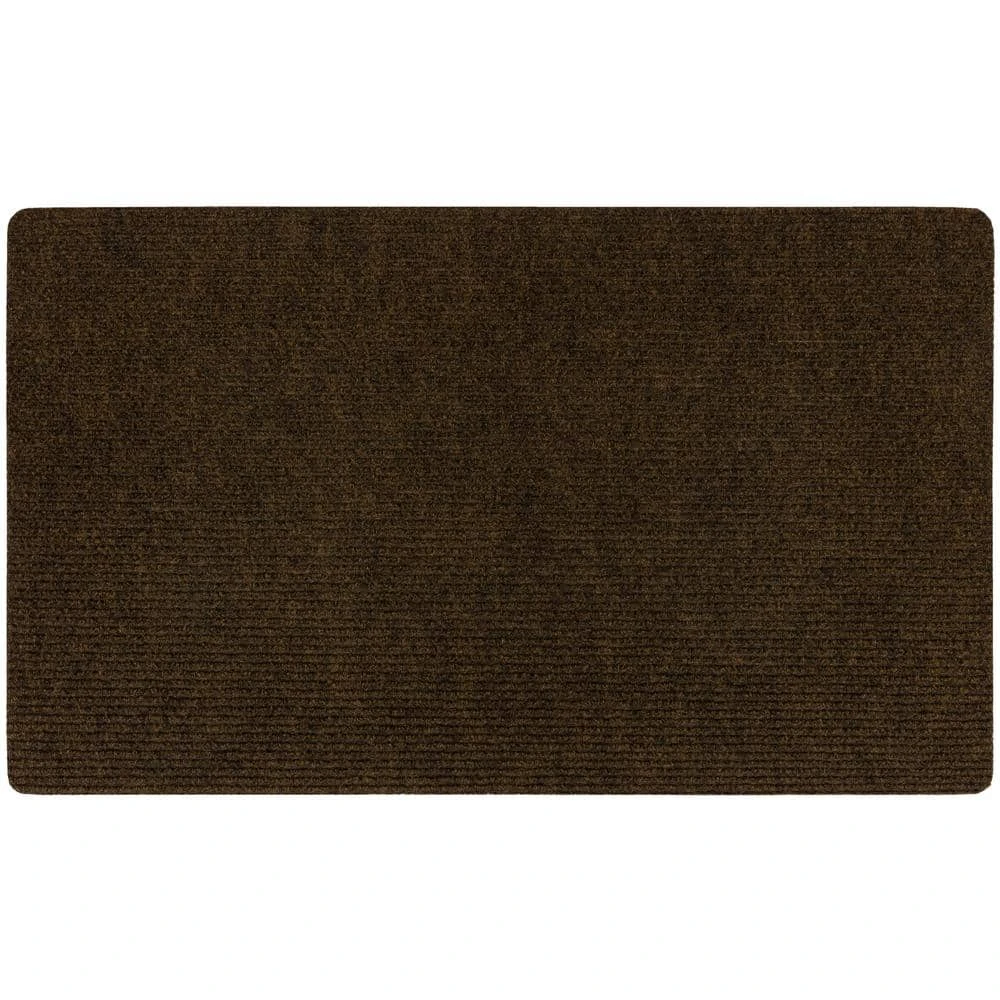 Striped Utility Mat Brown Indoor/Outdoor 18 in. x 30 in. Utility Door Mat by Mohawk Home 3 Striped Utility Mat Brown Indoor/Outdoor 18 in. x 30 in. Utility Door Mat by Mohawk Home