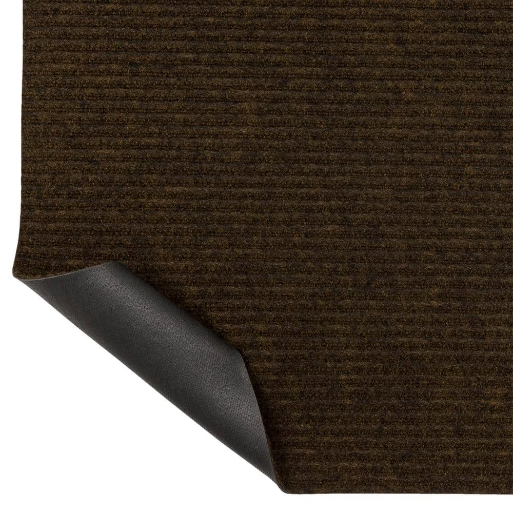 Striped Utility Mat Brown Indoor/Outdoor 18 in. x 30 in. Utility Door Mat by Mohawk Home 8 Striped Utility Mat Brown Indoor/Outdoor 18 in. x 30 in. Utility Door Mat by Mohawk Home - Image 6