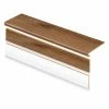 Burnt Oak/Auburn Wood Stair Tread & Reversible Riser Kit 47 in. L x 12-1/8 in. W x 1-11/16 in. T for Stairs 1 in. Thick by Cap A Tread -Mohawk Home Sales burnt oak auburn wood cap a tread vinyl stair treads 01c073689 64 1000