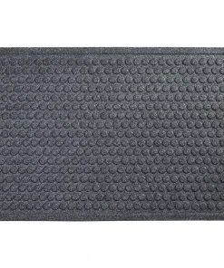 Dots Charcoal 36 in. x 48 in. Impressions Door Mat by Mohawk Home