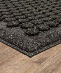 Dots Charcoal 24 in. x 36 in. Impressions Door Mat by Mohawk Home -Mohawk Home Sales charcoal mohawk home door mats 482862 77 1000