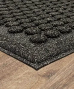 Dots Charcoal 18 in. x 30 in. Impressions Door Mat by Mohawk Home -Mohawk Home Sales charcoal mohawk home door mats 488413 77 1000