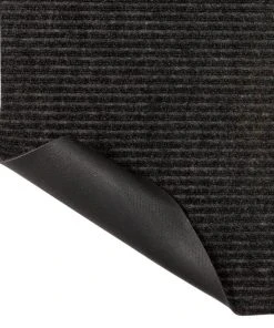 Striped Utility Mat Charcoal Indoor/Outdoor 24 in. x 36 in. Utility Door Mat by Mohawk Home -Mohawk Home Sales charcoal mohawk home door mats 824587 66 1000