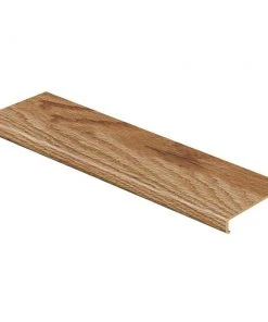 Chesapeake Oak/Lansbury Oak 47 in. L x 12-1/8 in. W x 2-3/16 in. T Laminate for Stairs 1-1/8 in. T to 1-3/4 in. T by Cap A Tread