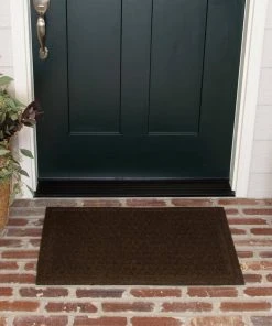 Dots Chocolate 18 in. x 30 in. Impressions Door Mat by Mohawk Home -Mohawk Home Sales chocolate mohawk home door mats 488444 31 1000