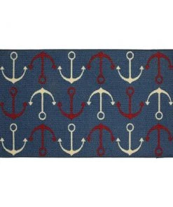 Anchor's Down Cool 1 ft. 8 in. x 2 ft. 10 in. Machine Washable Area Rug by Mohawk Home