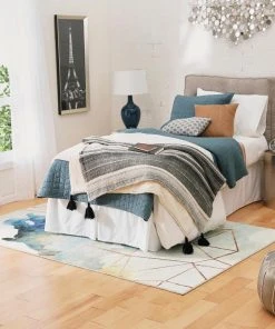 Cognition Water Cream 10 ft. x 14 ft. Abstract Area Rug by Mohawk Home -Mohawk Home Sales cream mohawk home area rugs 070470 1f 1000