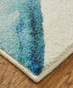 Cognition Water Cream 10 ft. x 14 ft. Abstract Area Rug by Mohawk Home -Mohawk Home Sales cream mohawk home area rugs 070470 77 1000