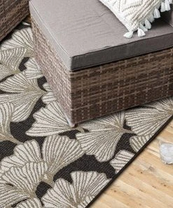 Harbour Blossoms Dark Grey 8 ft. x 10 ft. Floral Indoor/Outdoor Area Rug by Mohawk Home -Mohawk Home Sales dark grey mohawk home outdoor rugs 790028 40 1000