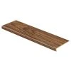 Distressed Brown Hickory 2-3/16 in. T x 2-1/8 in. W x 47 in. L Laminate to Cover Stairs 1-1/8 in. to 1-3/4 in. T by Cap A Tread -Mohawk Home Sales distressed brown hickory cap a tread laminate stair treads 016a71525 64 1000