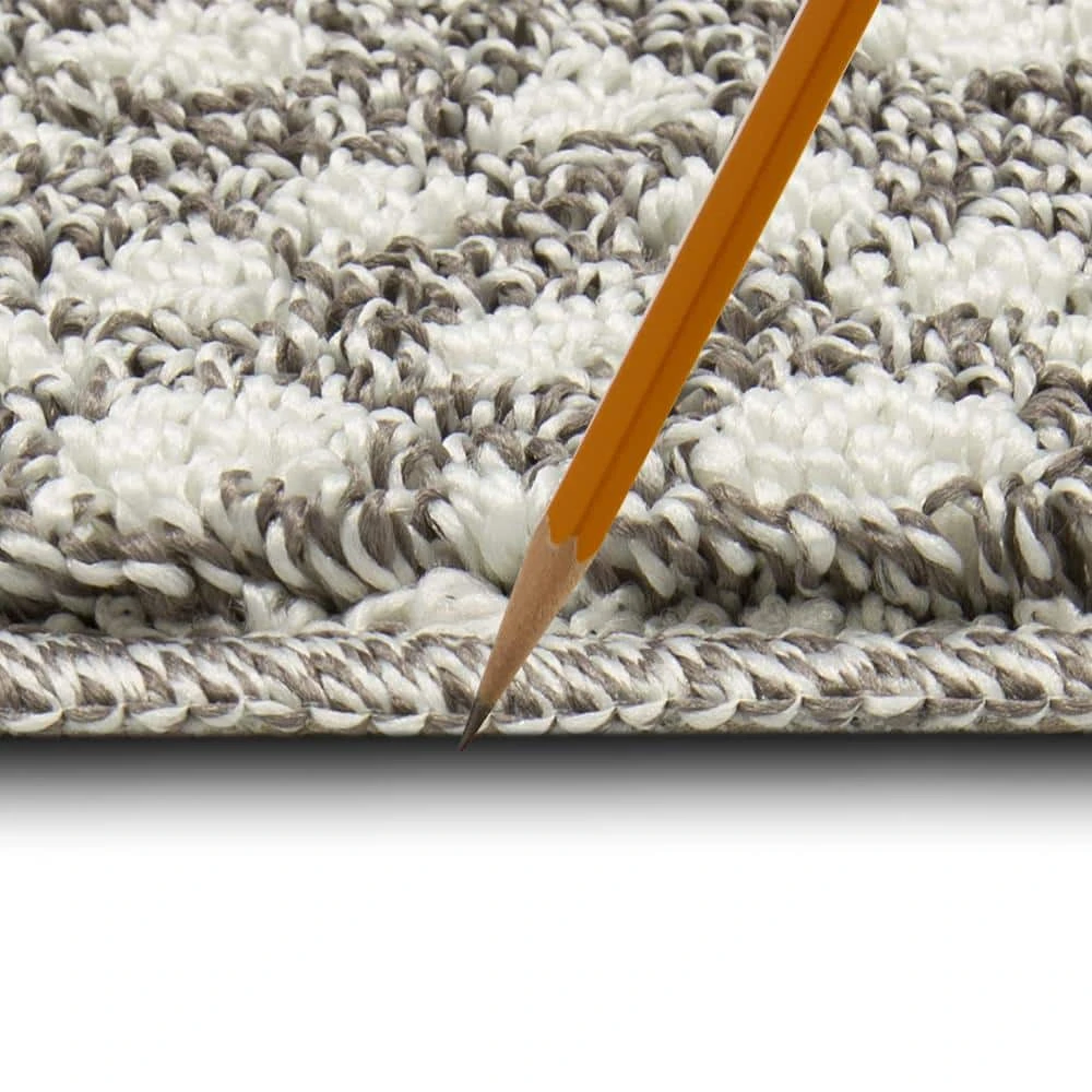 Fairholm Fog/Vaporous Gray 2 ft. 6 in. x 3 ft. 9 in. Geometric Machine Washable Area Rug by Mohawk Home 5 Fairholm Fog/Vaporous Gray 2 ft. 6 in. x 3 ft. 9 in. Geometric Machine Washable Area Rug by Mohawk Home - Image 3