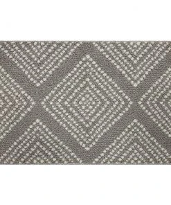Fairholm Fog/Vaporous Gray 2 ft. 6 in. x 3 ft. 9 in. Geometric Machine Washable Area Rug by Mohawk Home