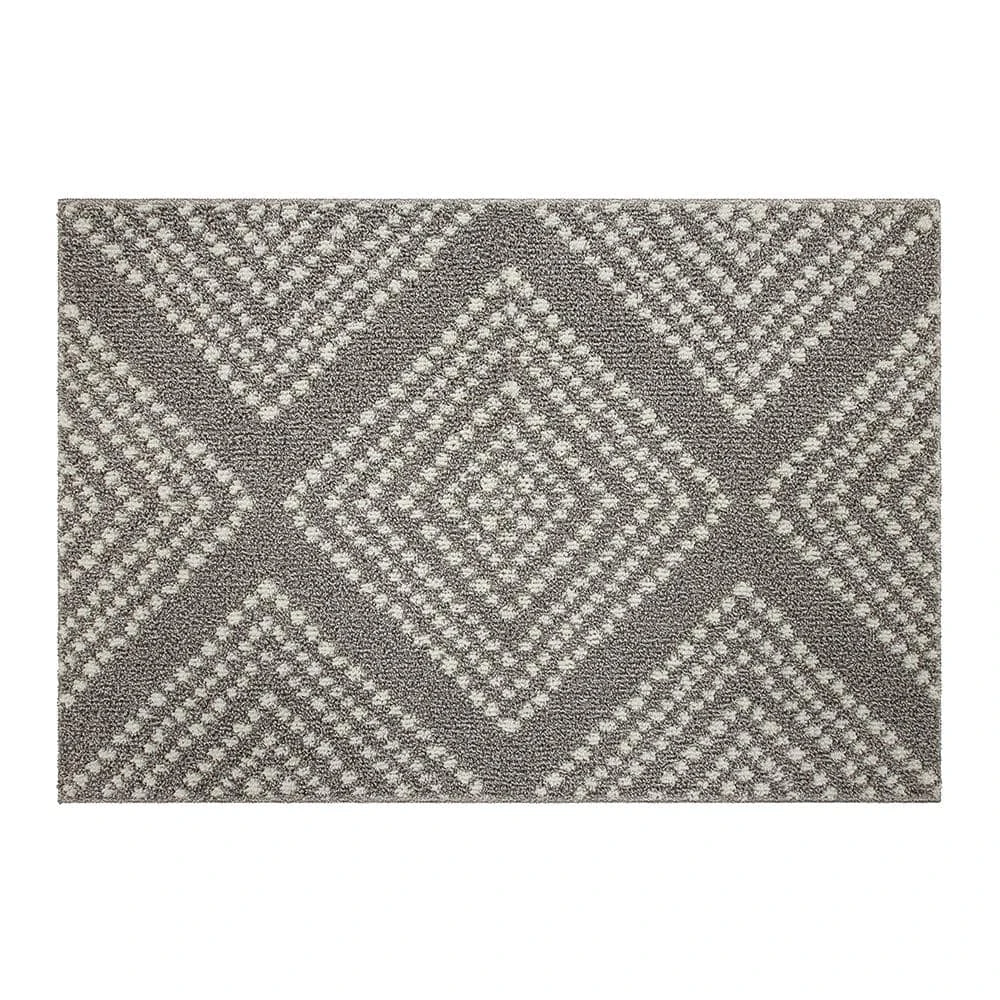 Fairholm Fog/Vaporous Gray 2 ft. 6 in. x 3 ft. 9 in. Geometric Machine Washable Area Rug by Mohawk Home 3 Fairholm Fog/Vaporous Gray 2 ft. 6 in. x 3 ft. 9 in. Geometric Machine Washable Area Rug by Mohawk Home