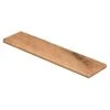 Fresh Oak/Elk Wood 47 in. L x 12-1/8 in. D x 1-11/16 in. H Vinyl Right Return to Cover Stairs 1 in. Thick by Cap A Tread