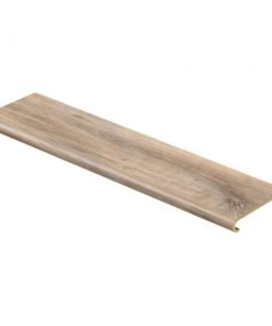 Easy Oak 47 in. Length x 12-1/8 in. Deep x 1-11/16 in. Height Vinyl to Cover Stairs 1 in. Thick by Cap A Tread
