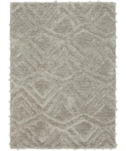 Zafi Gray 7 ft. x 10 ft. Shag Area Rug by Mohawk Home