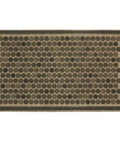 Colorful Dots Gray 18 in. x 30 in. Ornamental Entry Mat by Mohawk Home