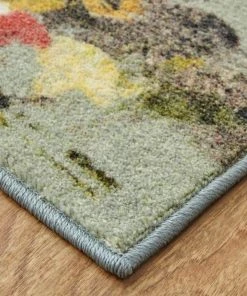 Merging Floral Green 8 ft. x 10 ft. Floral Area Rug by Mohawk Home -Mohawk Home Sales green mohawk home area rugs 046871 40 1000