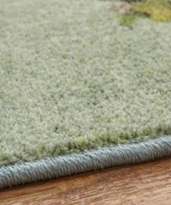 Merging Floral Green 8 ft. x 10 ft. Floral Area Rug by Mohawk Home -Mohawk Home Sales green mohawk home area rugs 046871 77 1000