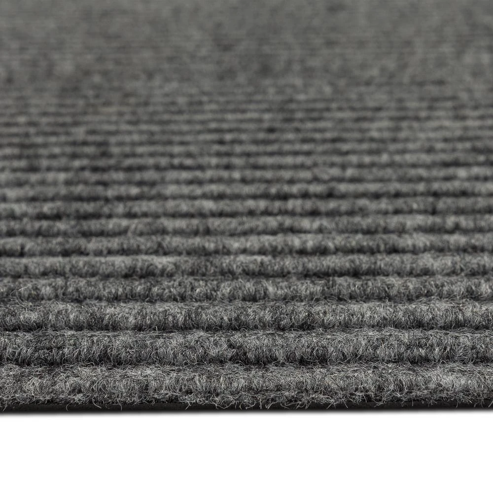 Striped Utility Mat Grey Indoor/Outdoor 24 in. x 36 in. Utility Door Mat by Mohawk Home 5 Striped Utility Mat Grey Indoor/Outdoor 24 in. x 36 in. Utility Door Mat by Mohawk Home - Image 3