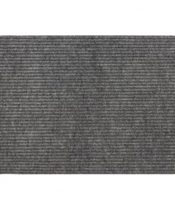 Striped Utility Mat Grey Indoor/Outdoor 24 in. x 36 in. Utility Door Mat by Mohawk Home