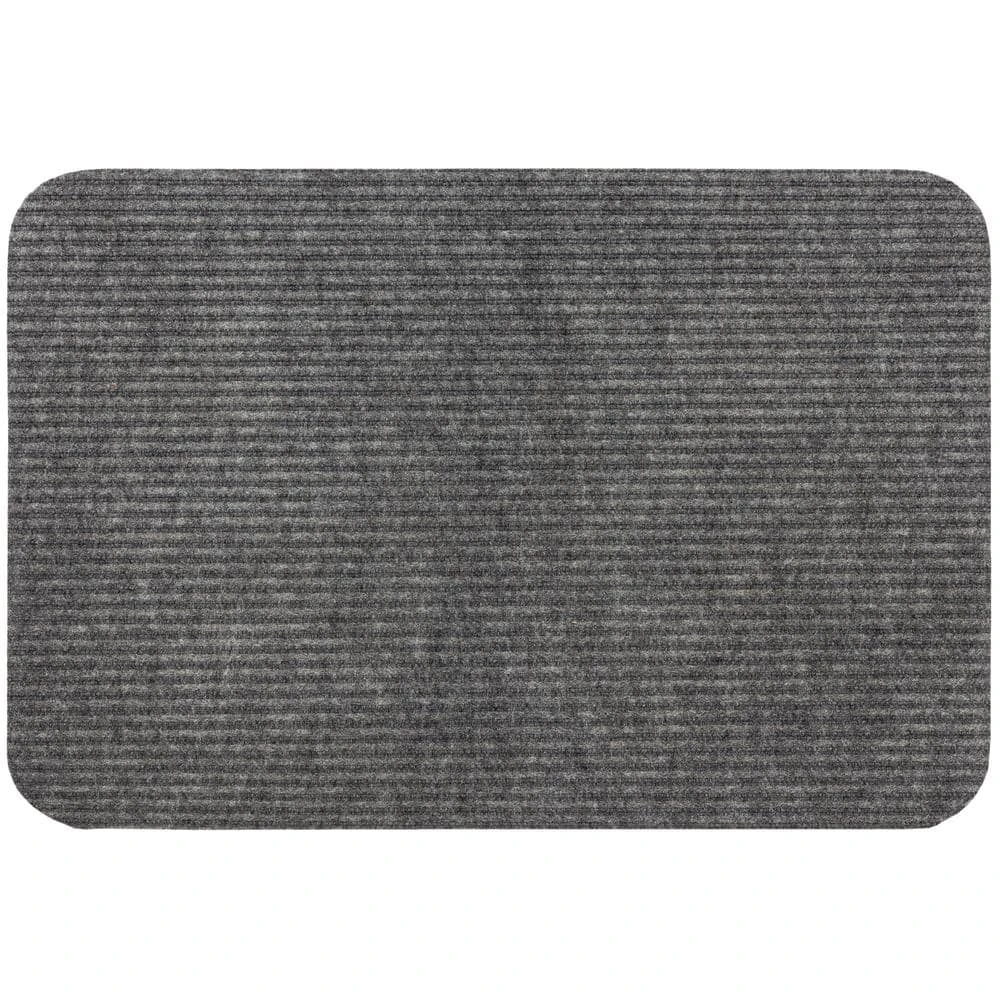 Striped Utility Mat Grey Indoor/Outdoor 24 in. x 36 in. Utility Door Mat by Mohawk Home 3 Striped Utility Mat Grey Indoor/Outdoor 24 in. x 36 in. Utility Door Mat by Mohawk Home