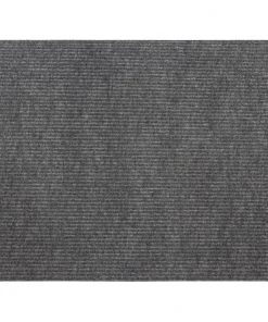 Striped Utility Mat Grey Indoor/Outdoor 36 in. x 48 in. Utility Door Mat by Mohawk Home