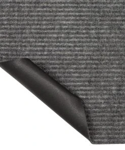Striped Utility Mat Grey Indoor/Outdoor 36 in. x 48 in. Utility Door Mat by Mohawk Home -Mohawk Home Sales grey mohawk home door mats 824730 66 1000