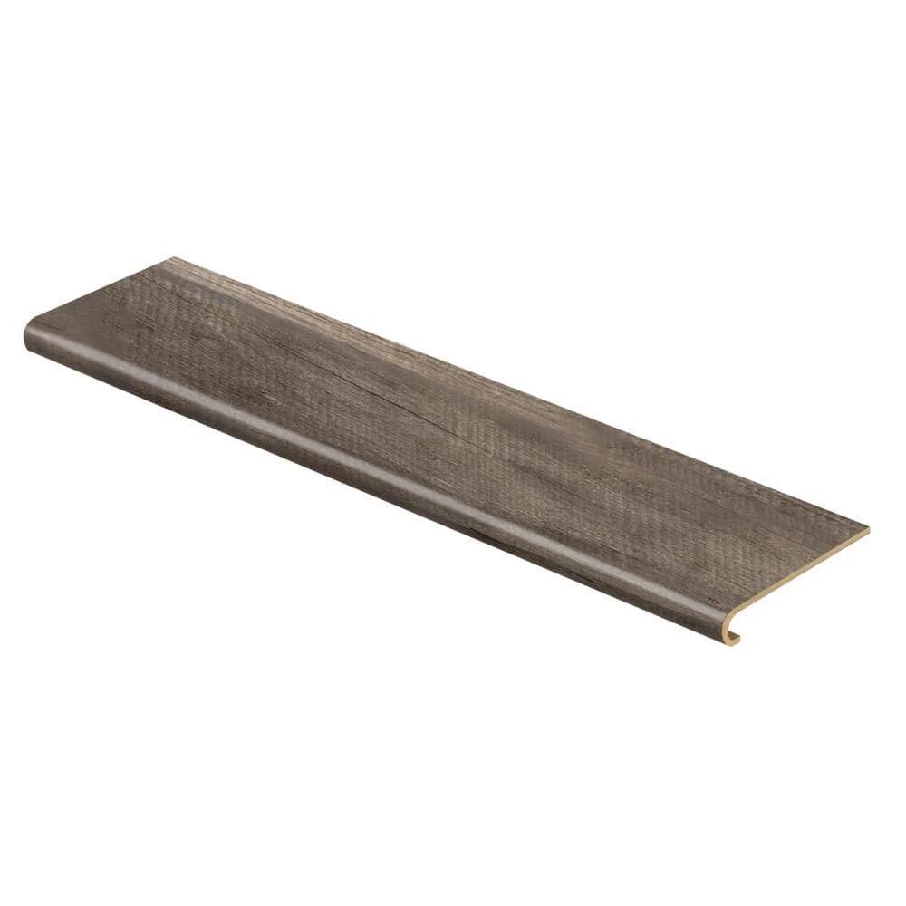 Grey Oak 47 in. Length x 12-1/8 in. Deep x 1-11/16 in. Height Laminate to Cover Stairs 1 in. Thick by Cap A Tread 3 Grey Oak 47 in. Length x 12-1/8 in. Deep x 1-11/16 in. Height Laminate to Cover Stairs 1 in. Thick by Cap A Tread