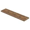 Heirloom Pine/Mountain Knot 47 in. Lx12-1/8 in. Wx1-11/16 in. T Vinyl Overlay Right Return for Stairs 1 in. T by Cap A Tread -Mohawk Home Sales heirloom pine mountain knot cap a tread vinyl stair treads 016173693 64 1000