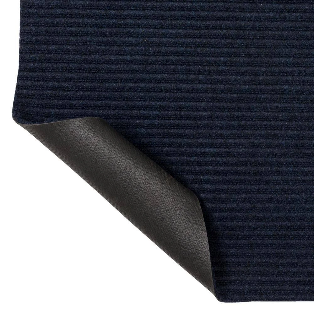 Striped Utility Mat Indigo Indoor/Outdoor 24 in. x 36 in. Utility Door Mat by Mohawk Home 8 Striped Utility Mat Indigo Indoor/Outdoor 24 in. x 36 in. Utility Door Mat by Mohawk Home - Image 6